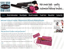 Tablet Screenshot of brushcreation.com